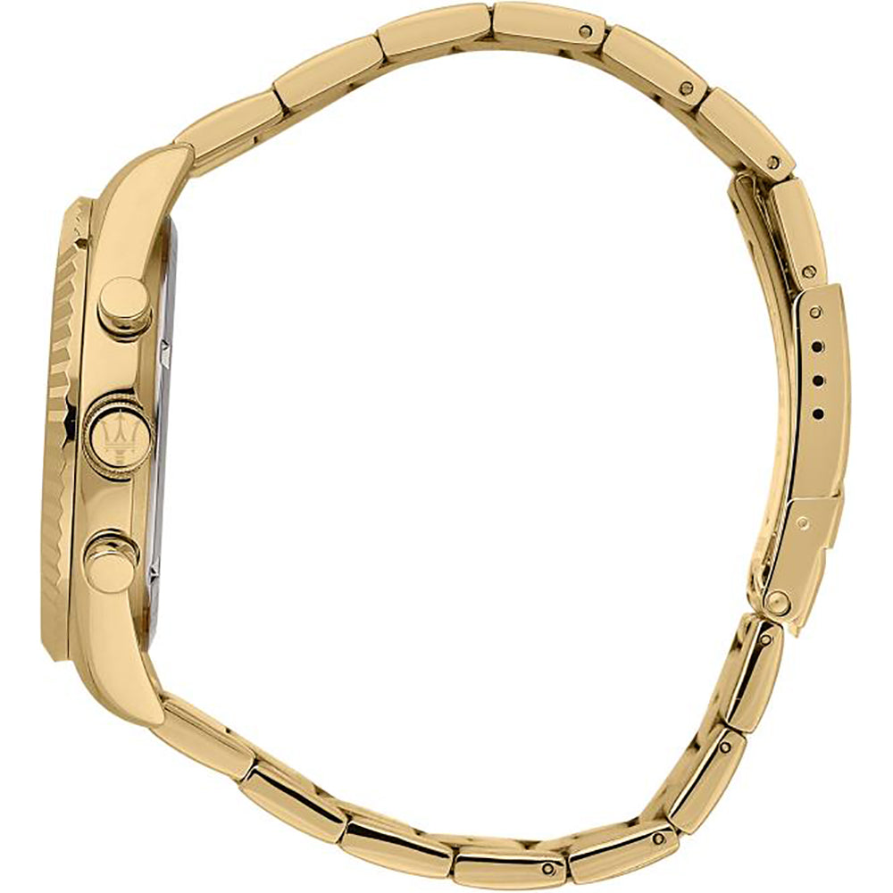 Orologio Maserati Collezione Competizione Cronografo Multifunzionale PVD Oro Giallo - R8853100026