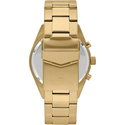 Orologio Maserati Collezione Competizione Cronografo Multifunzionale PVD Oro Giallo - R8853100026