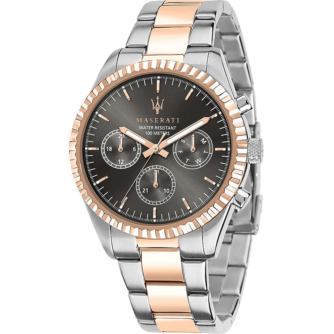 Orologio Maserati Collezione Competizione Cronografo Multifunzionale Acciaio Bicolore - R8853100020