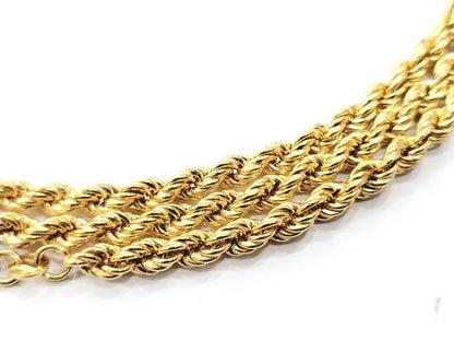 Catenina Maglia Funetta Da 2,5 Mm. Placcata Oro Giallo In Argento 925 50 Cm Catenina Maglia Funetta Da 2,5 Mm. Placcata Oro Giallo In Argento 925 50 Cm
