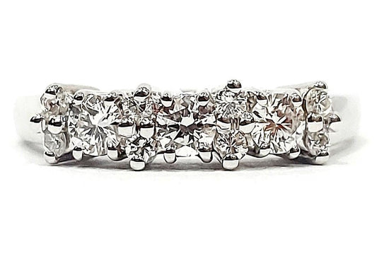 Anello Trilogy magic Astralia in Oro Bianco con Diamanti 0,67 ct 18 kt (750)