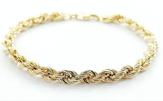 Bracciale funetta in Oro Giallo 18 kt (750) - Oreficeria