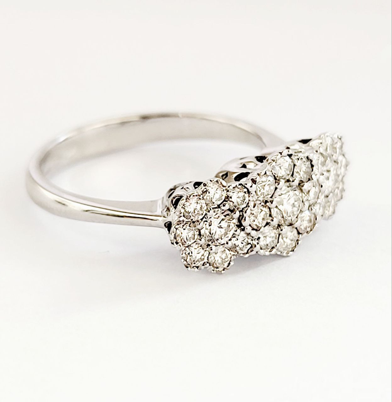 Anello Trilogy magic Astralia con Diamanti 1,15 ct in Oro Bianco 18 kt (750)