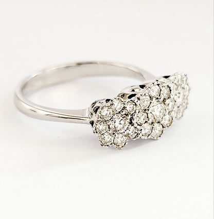 Anello Trilogy magic Astralia con Diamanti 1,15 ct in Oro Bianco 18 kt (750)