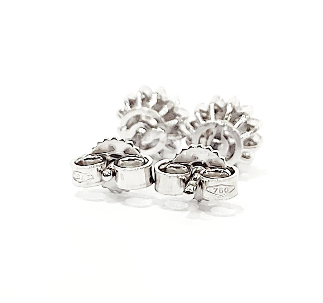 Orecchini magic in Oro Bianco e Diamanti 0,74 ct 18 kt (750)