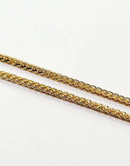 Collana e pendente molecola DNA in Oro Giallo 18 kt (750) - Oreficeria
