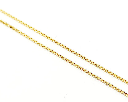 Collana con pendente punto luce con Diamante 0,20 ct in Oro Giallo 18 kt (750)