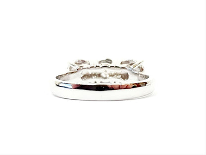 Anello trilogy magic in Oro Bianco con Diamanti 0,78 ct 18kt (750)