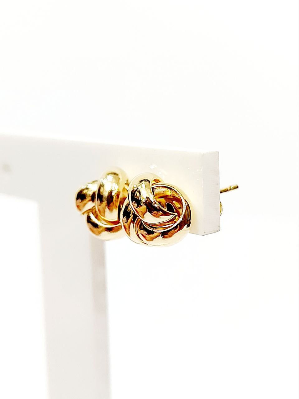 Orecchini a nodo in Oro Giallo 18 kt (750) - Oreficeria