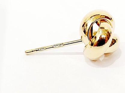 Orecchini a nodo in Oro Giallo 18 kt (750) - Oreficeria
