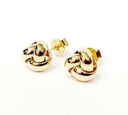 Orecchini a nodo in Oro Giallo 18 kt (750) - Oreficeria