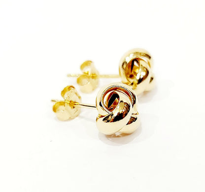 Orecchini a nodo in Oro Giallo 18 kt (750) - Oreficeria