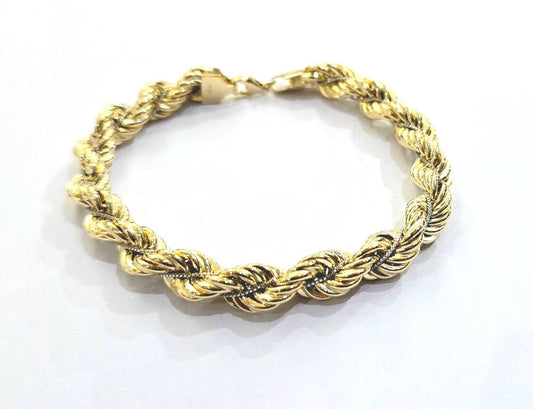 Bracciale funetta in oro 18kt - oreficeria