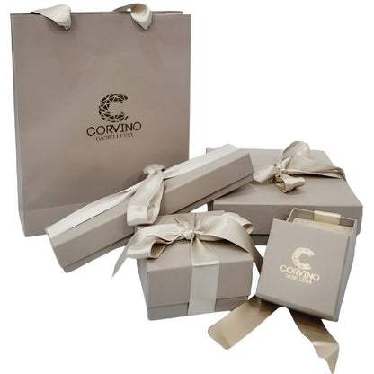 Anello modello Trilogy con Diamanti ct 0,24 Oro Bianco 18kt-750