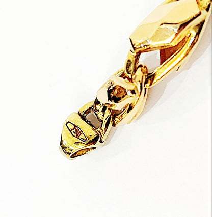 Bracciale Oro Giallo 18 kt (750) maglia piastra bombata - Oreficeria