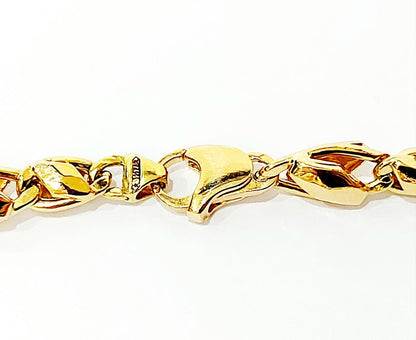 Bracciale Oro Giallo 18 kt (750) maglia piastra bombata - Oreficeria