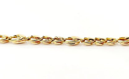 Bracciale Oro Giallo 18 kt (750) maglia piastra bombata - Oreficeria