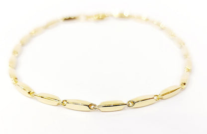 Bracciale Oro Giallo 18 kt (750) maglia bamboo - Oreficeria