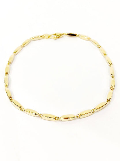 Bracciale Oro Giallo 18 kt (750) maglia bamboo - Oreficeria