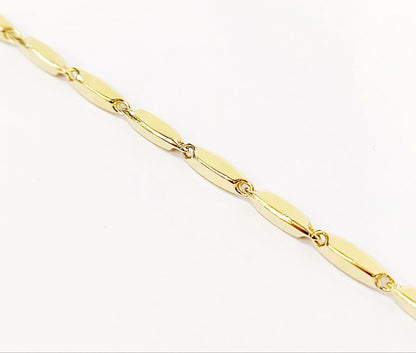Bracciale Oro Giallo 18 kt (750) maglia bamboo - Oreficeria