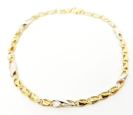 Bracciale maglia piatta oro 18 kt - Oreficeria