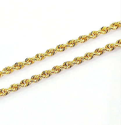 Collana con pendente Croce in Oro Giallo con Diamanti 0,16 ct 18 kt-750
