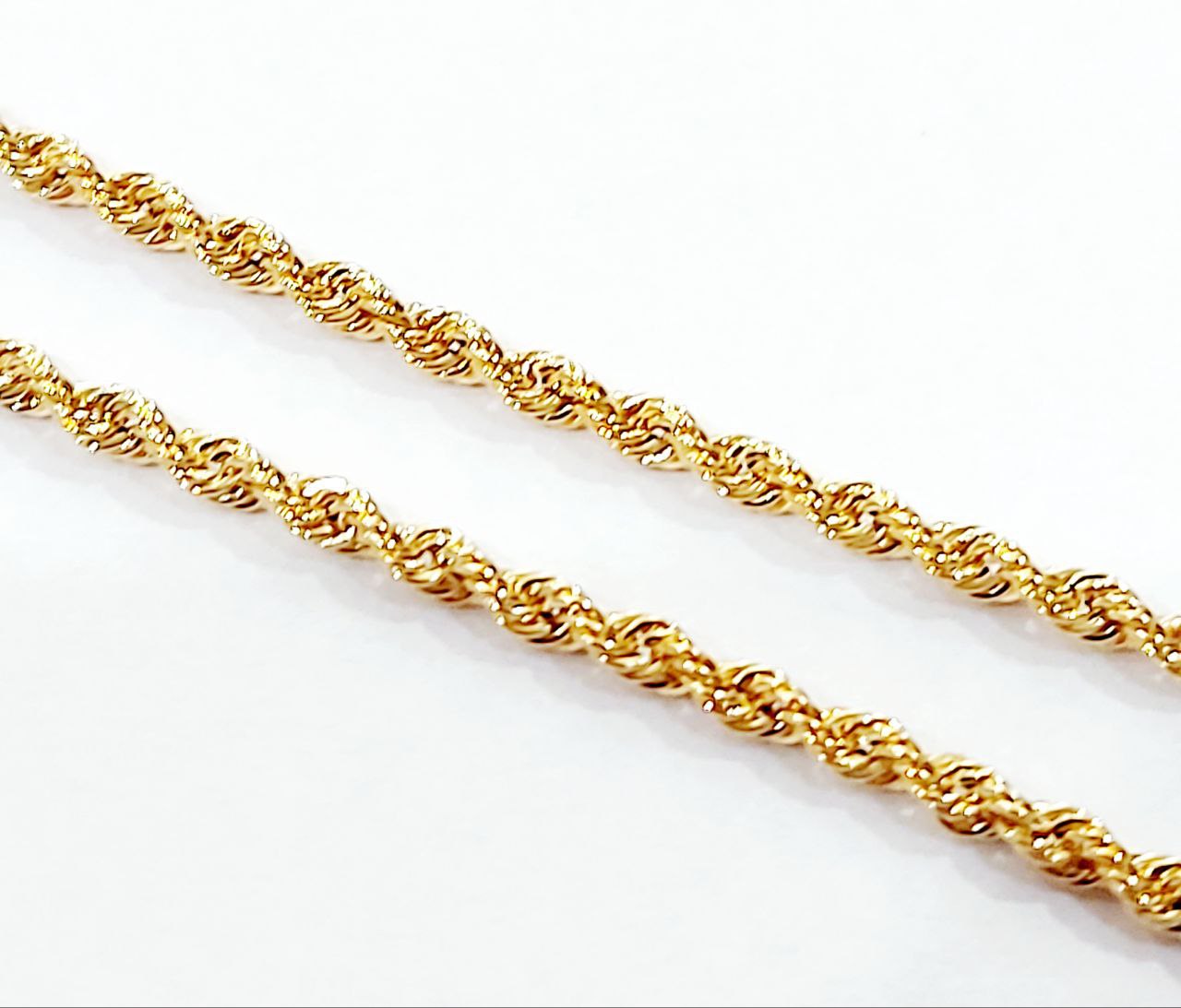 Collana Amore-Amore Oro bianco e giallo 9K 1 diamante - Regalo Collana Amore-Amore Oro bianco e giallo 9K 1 diamante - Regalo