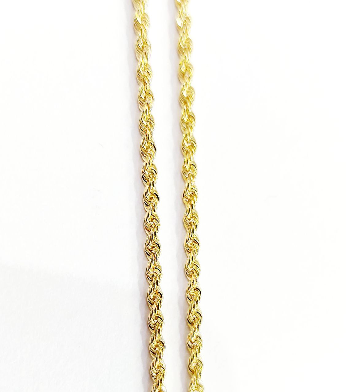 Collana funetta con pendente Croce in Oro Giallo 18kt (750) - Oreficeria