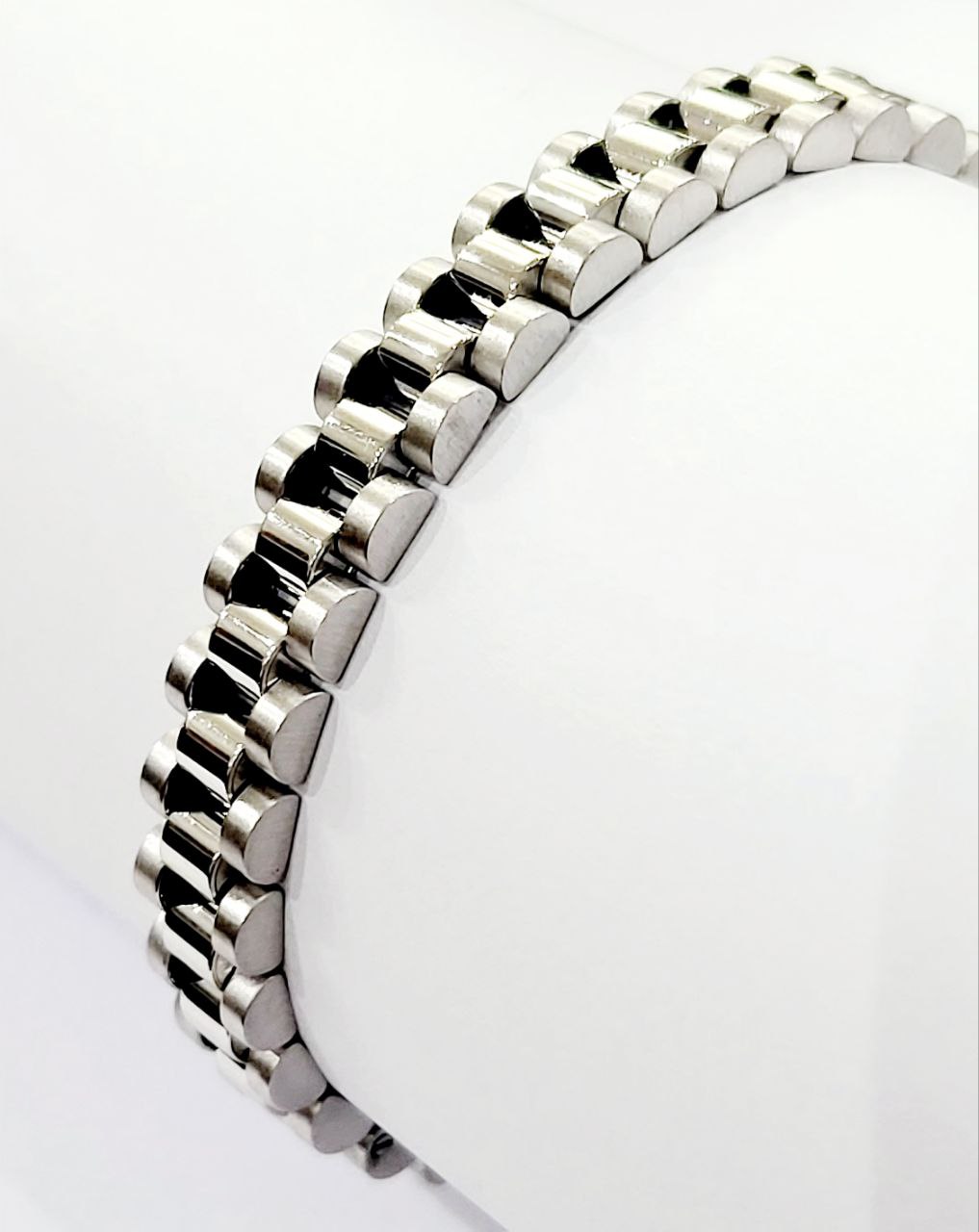 Bracciale modello jubilee in Oro Bianco 18kt-750