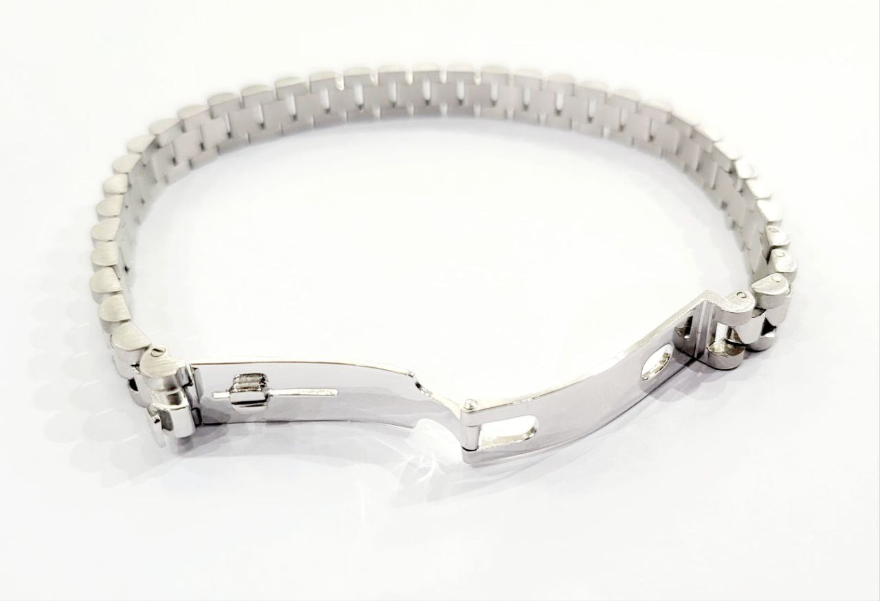 Bracciale modello jubilee in Oro Bianco 18kt-750