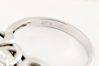 Anello trilogy modello  magic in Oro Bianco con Diamanti 0,93 ct 18kt (750)