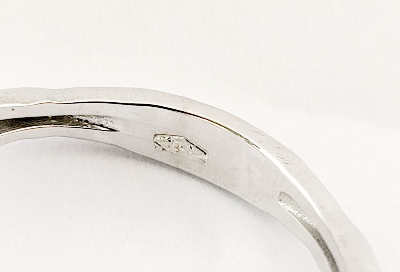 Anello fantasia in oro bianco 18kt con Rubino ct 0,80 e Diamanti ct 0,67