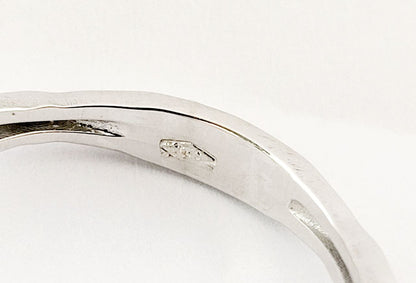 Anello fantasia in oro bianco 18kt con Rubino ct 0,80 e Diamanti ct 0,67