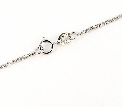 Collana Croce in Oro Bianco 18K con Diamanti 0,50 ct