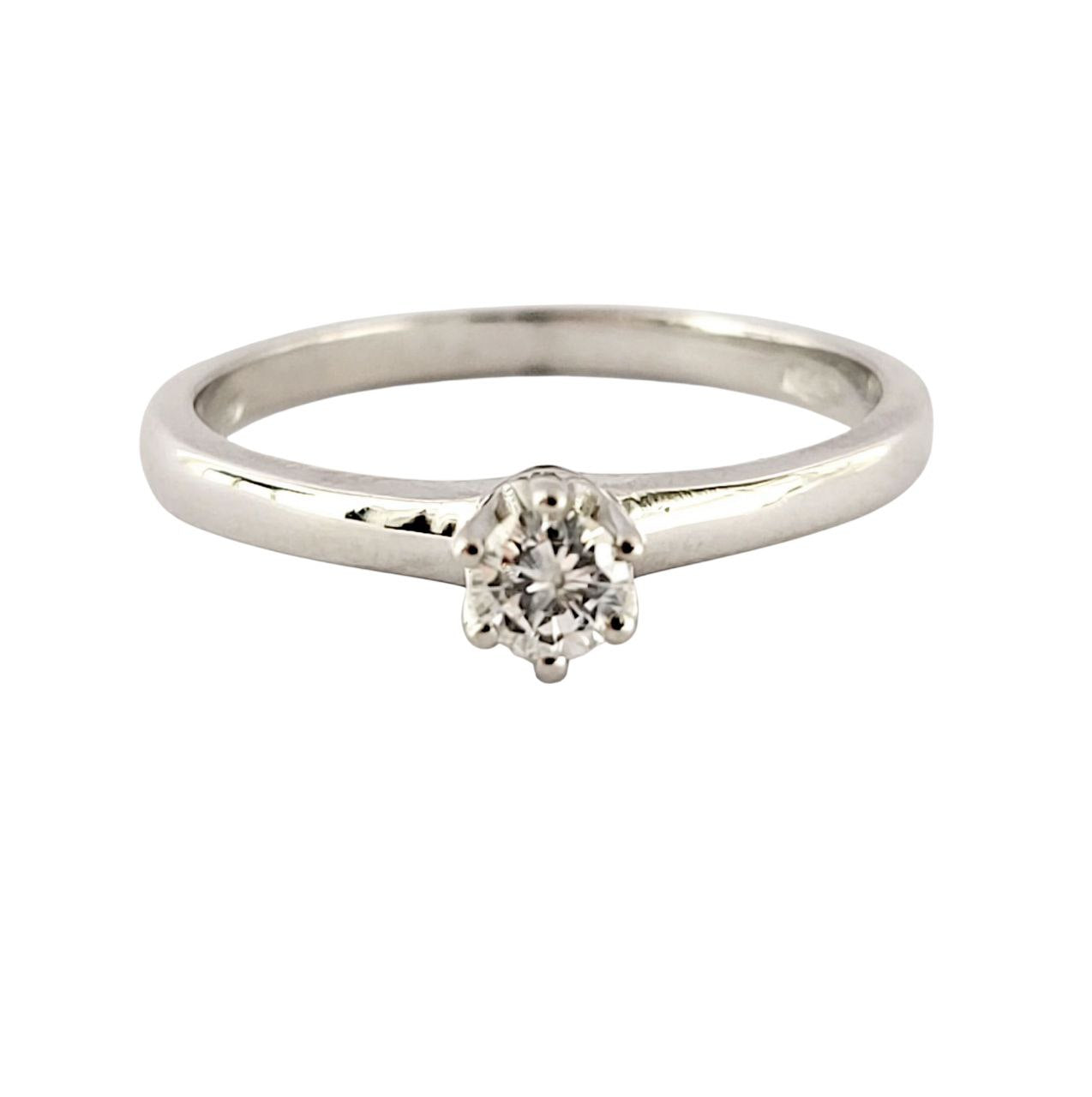 Anello solitario Tiffany 6 griffe Diamante ct 0,30 + certificato gemmologico