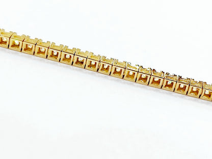 Bracciale tennis con Diamanti 1,10 ct in Oro Giallo 18 kt (750)