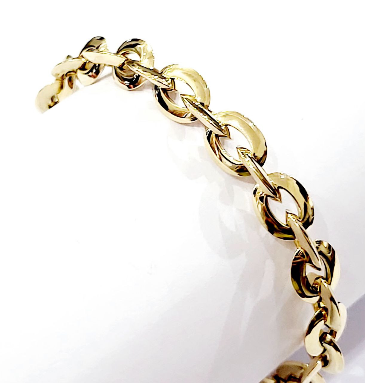 Bracciale modello a catena in Oro 18kt - 5.12gr - Oreficeria