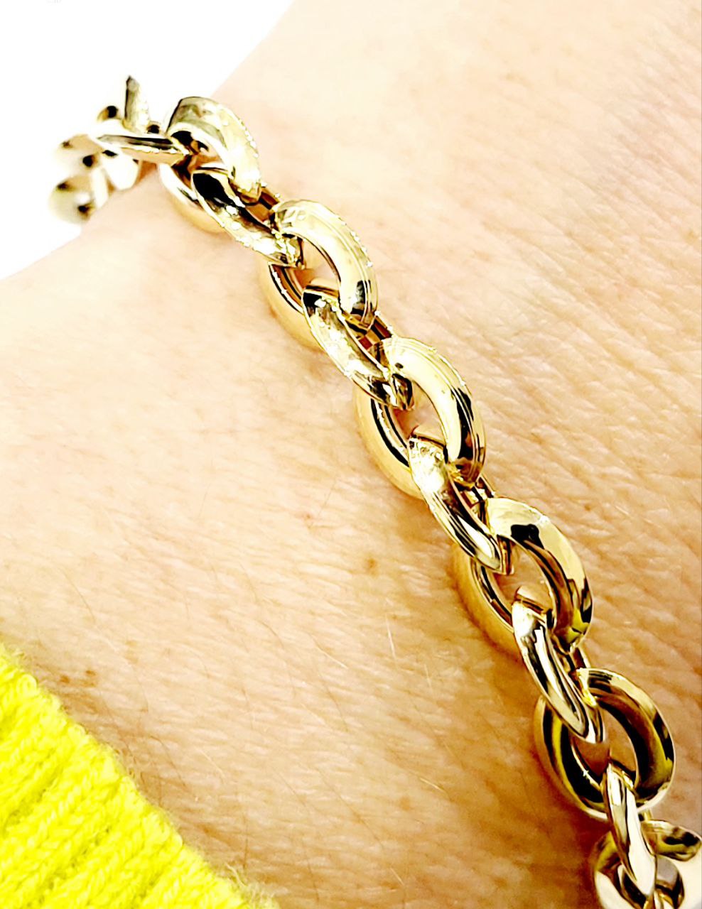 Bracciale modello a catena in Oro 18kt - 5.12gr - Oreficeria