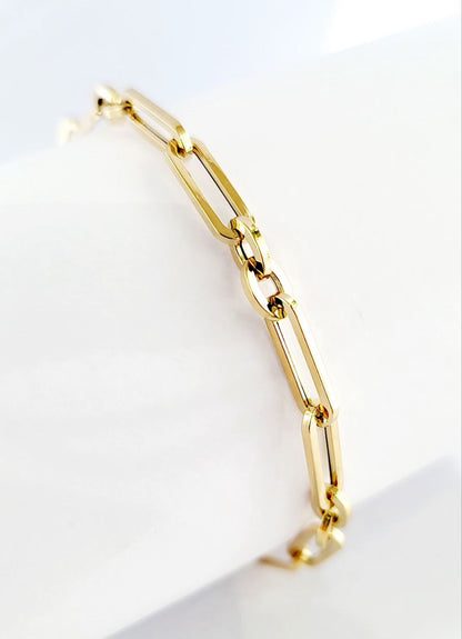 Bracciale maglia a catena in oro giallo 18Kt - 2.24gr - Oreficeria