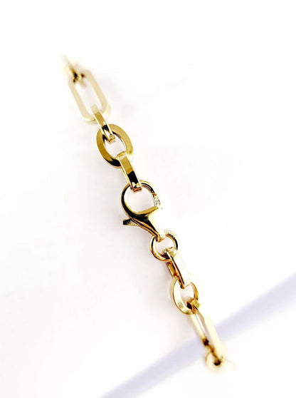Bracciale maglia a catena in oro giallo 18Kt - 2.24gr - Oreficeria