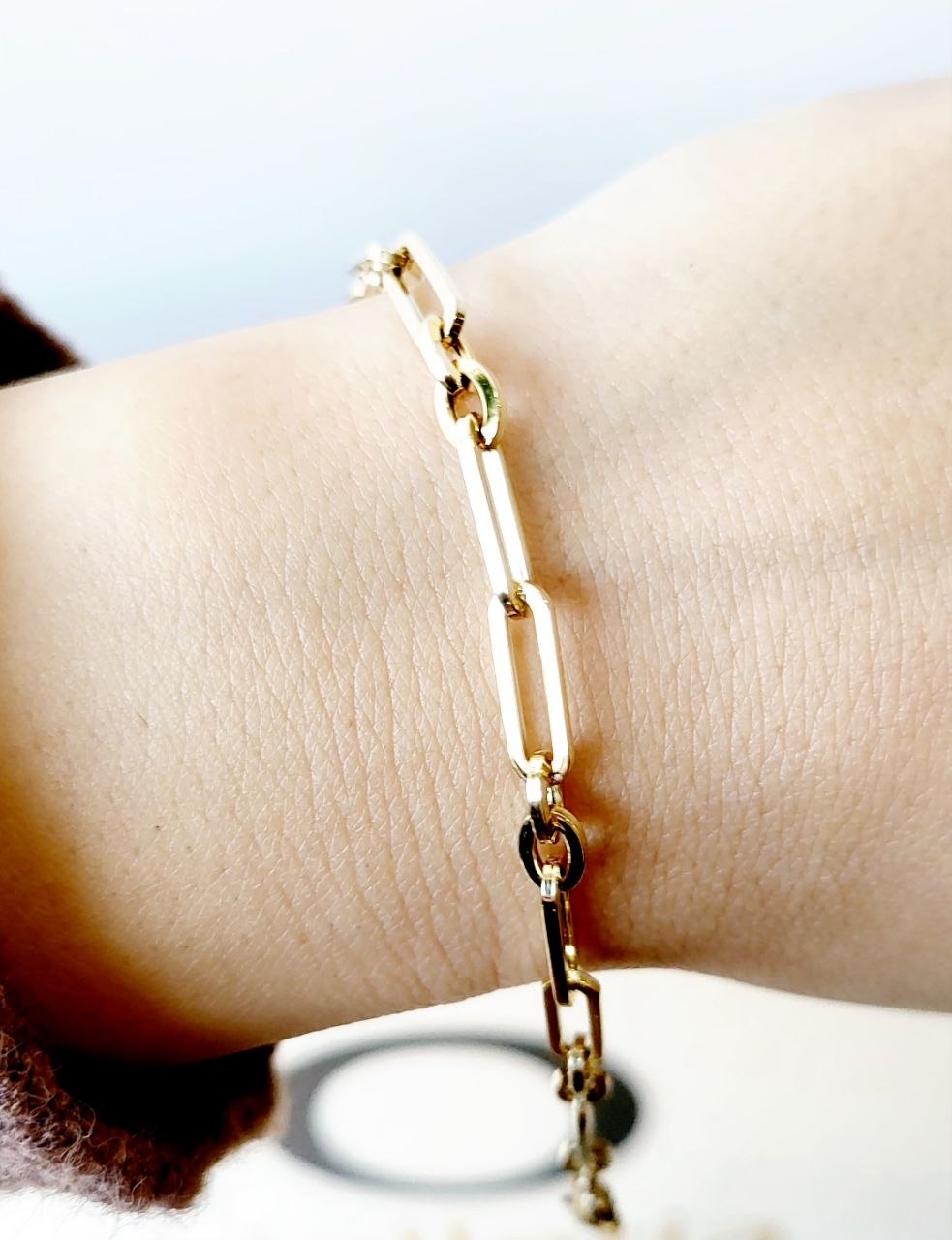 Bracciale maglia a catena in oro giallo 18Kt - 2.24gr - Oreficeria