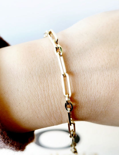 Bracciale maglia a catena in oro giallo 18Kt - 2.24gr - Oreficeria