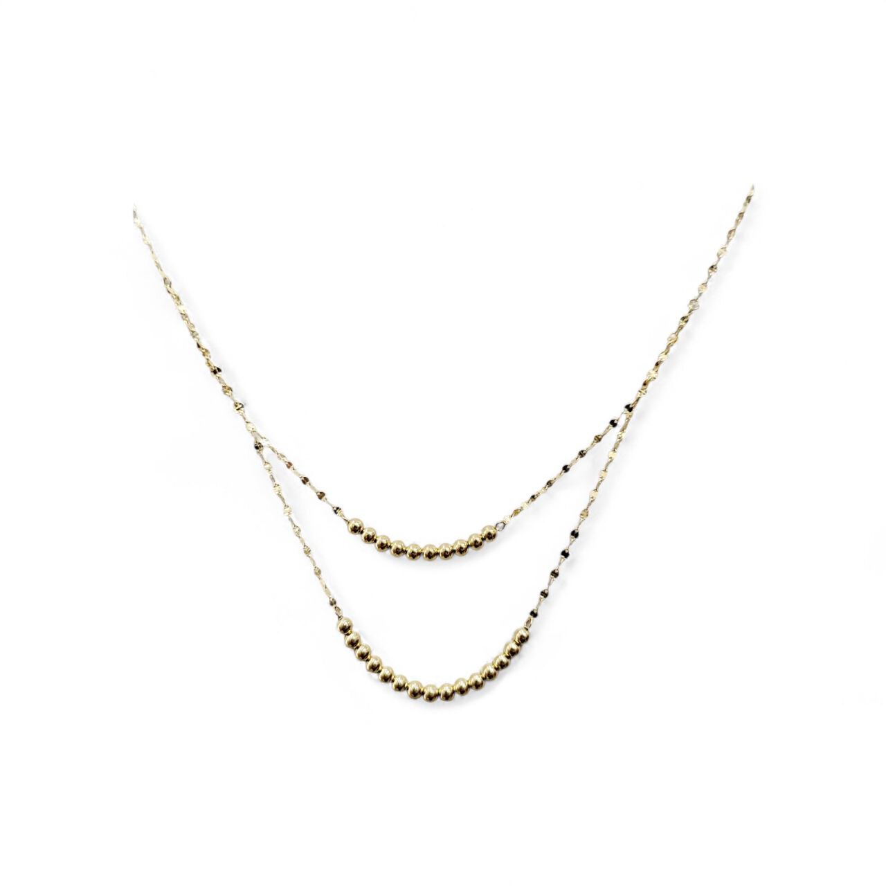 Collana in Oro giallo 18kt - 1.13 gr - Oreficeria