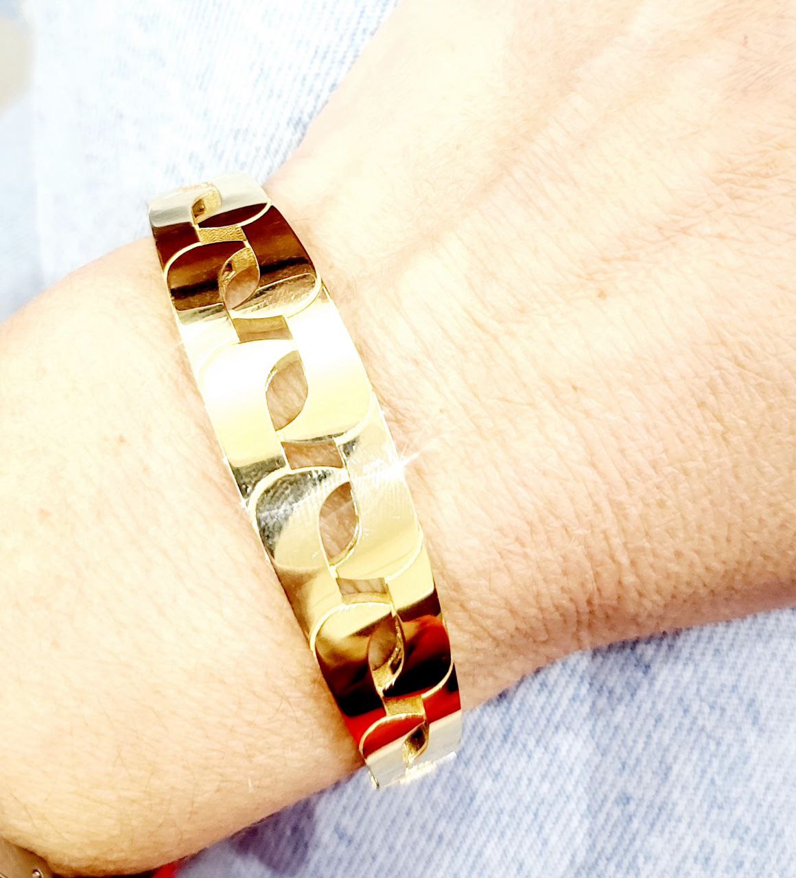 Bracciale Oro Giallo 18kt-750 rigido - Oreficeria