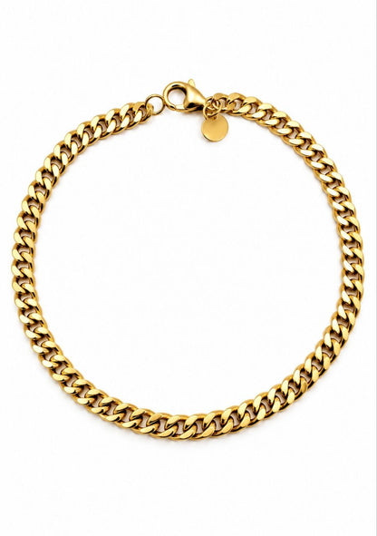 Bracciale groumette in oro giallo 18kt (750)