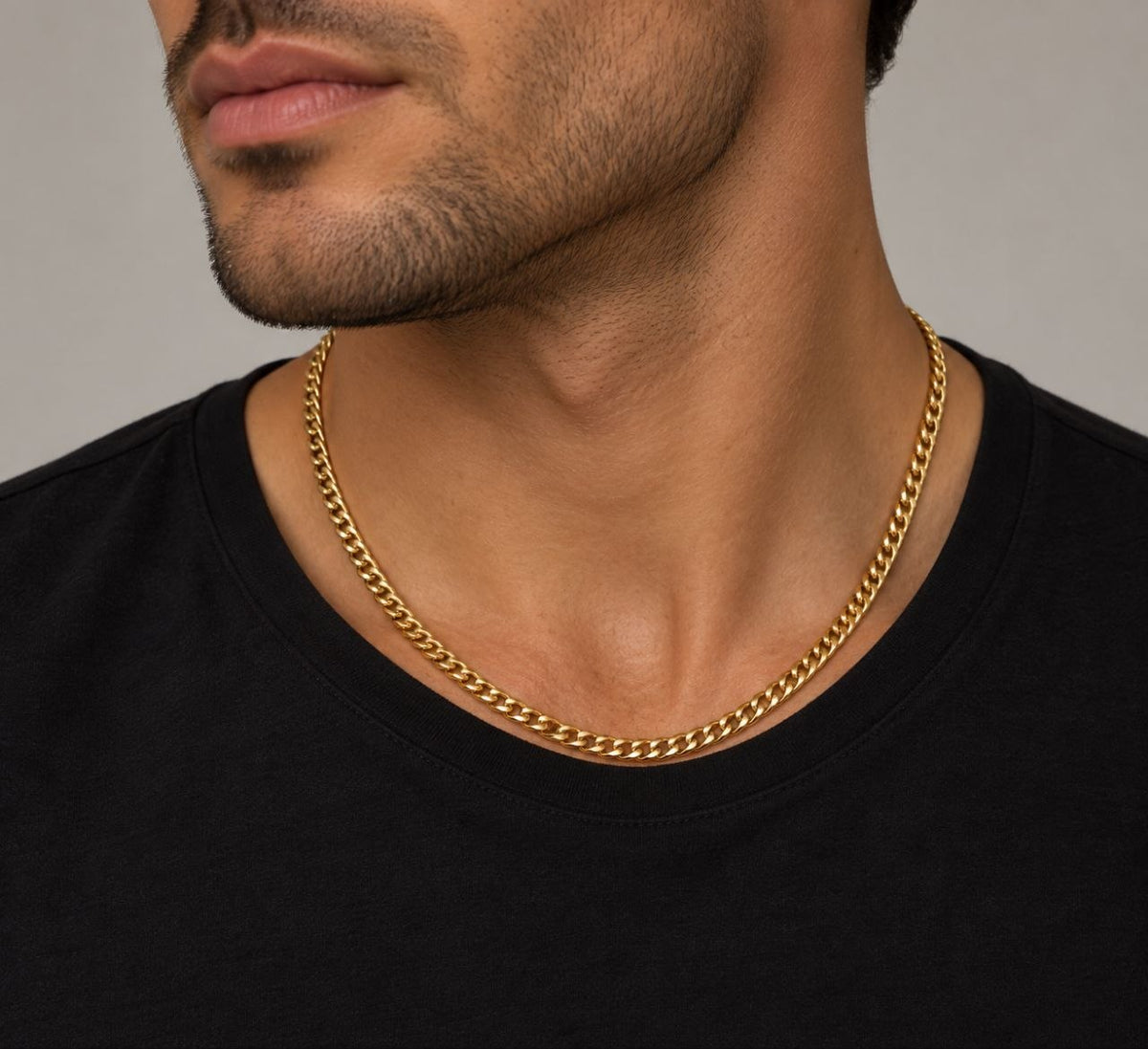 Collana groumette  in oro giallo 18kt (750)