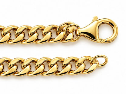 Collana groumette  in oro giallo 18kt (750)